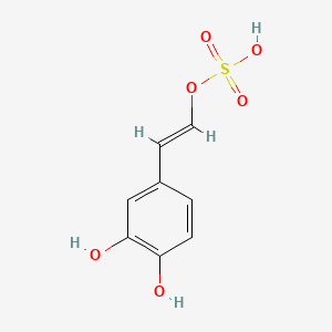 molecular formula C8H8O6S B1232411 Caff-ol sulfate CAS No. 158080-67-2