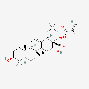 molecular formula C35H54O5 B1232413 Reduced lantadene A CAS No. 13224-63-0