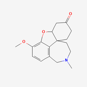 9-Methoxy-4-methyl-11-oxa-4-azatetracyclo[8.6.1.01,12.06,17]heptadeca-6(17),7,9-trien-14-one