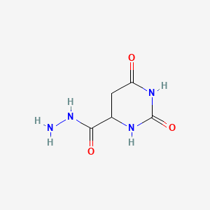 molecular formula C5H8N4O3 B12324161 Dihydroorotic acid hydrazide CAS No. 37458-09-6