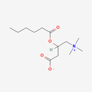 molecular formula C13H25NO4 B1232462 Hexanoylcarnitine CAS No. 6418-78-6