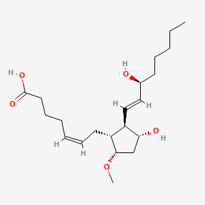 molecular formula C21H36O5 B1232468 Prostaglandin F2alpha 9-methyl ether CAS No. 79743-27-4