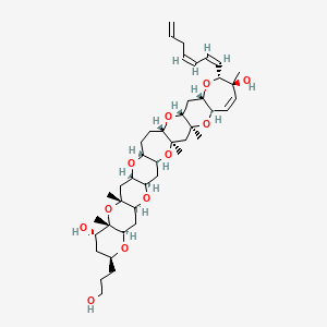 molecular formula C43H64O11 B1232475 Gambierol CAS No. 146763-62-4