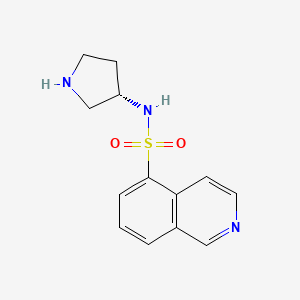 N-[(3S)-pyrrolidin-3-yl]isoquinoline-5-sulfonamide