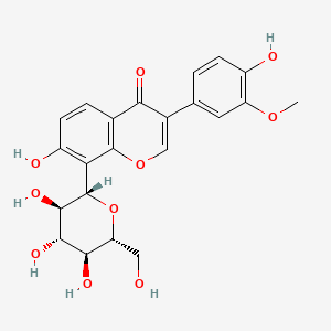 molecular formula C22H22O10 B1232487 3'-Methoxypuerarin CAS No. 117047-07-1