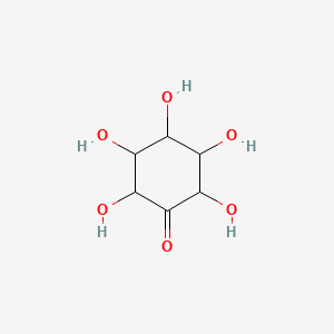 molecular formula C6H10O6 B12324896 2,3,4,5,6-Pentahydroxycyclohexanone CAS No. 488-66-4