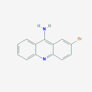 molecular formula C13H9BrN2 B123250 9-氨基-2-溴蒽 CAS No. 157996-59-3