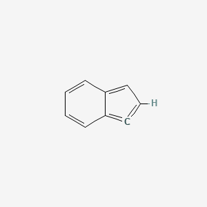 molecular formula C9H6 B1232502 1H-inden-1-ylidene 
