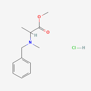 Methyl 2-[benzyl(methyl)amino]propanoate;hydrochloride