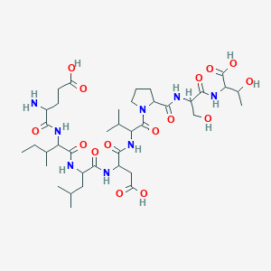 H-DL-Glu-DL-xiIle-DL-Leu-DL-Asp-DL-Val-DL-Pro-DL-Ser-DL-xiThr-OH