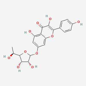 molecular formula C21H20O10 B1232513 Kaempferol Rhamnorobinoside CAS No. 58769-29-2