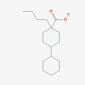 4-Butyl[1,1'-bi(cyclohexane)]-4-carboxylic acid