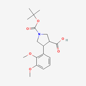 Boc-(trans)-4-(2,3-dimethoxy-phenyl)-pyrrolidine-3-carboxylic acid