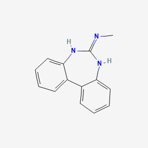 5H-Dibenzo[d,f][1,3]diazepin-6-amine, N-methyl-