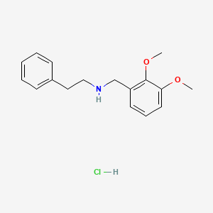 (2,3-Dimethoxy-benzyl)-phenethyl-amine hydrochloride