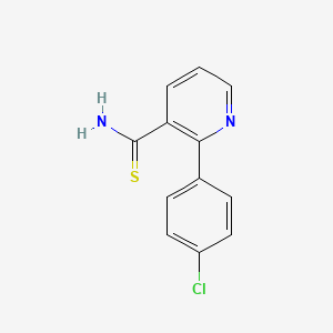 3-Pyridinecarboxamide,2-[(4-chlorophenyl)thio]-