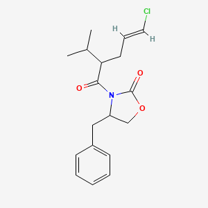 4-Benzyl-3-(5-chloro-2-isopropylpent-4-enoyl)oxazolidin-2-one