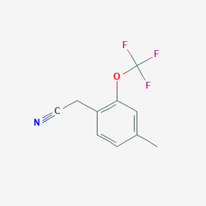 4-Methyl-2-(trifluoromethoxy)phenylacetonitrile