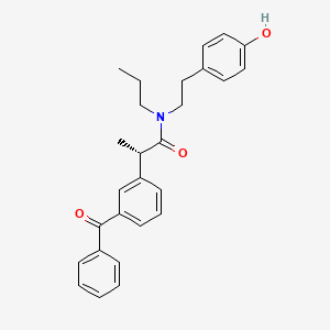 (S)-2-(3-Benzoylphenyl)-N-(4-hydroxyphenethyl)-N-propylpropanamide