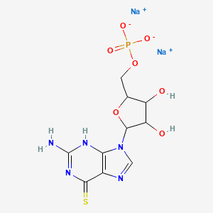 molecular formula C10H12N5Na2O7PS B12325535 6-Thioguanosine-5'-O-monophosphate sodium salt 