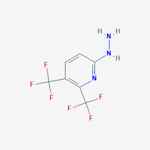 (5,6-Bis-trifluoromethyl-pyridin-2-yl)-hydrazine