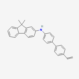 9H-Fluoren-2-amine, N-(4'-ethenyl[1,1'-biphenyl]-4-yl)-9,9-dimethyl-