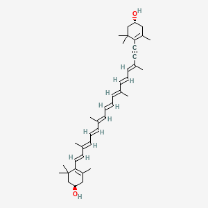 molecular formula C40H54O2 B1232557 角黄质素 CAS No. 31063-73-7