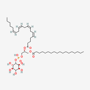molecular formula C47H83O13P B1232558 1-Stearoyl-2-arachidonoyl phosphatidylinositol CAS No. 88587-98-8