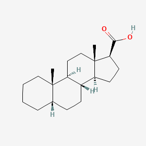 molecular formula C20H32O2 B1232565 Etianic acid CAS No. 438-08-4