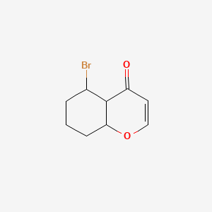 5-Bromo-4a,5,6,7,8,8a-hexahydrochromen-4-one