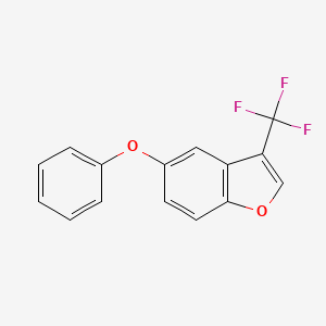 5-Phenoxy-3-(trifluoromethyl)-1-benzofuran