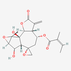 molecular formula C20H24O8 B1232576 10-epi-Eupatoroxin CAS No. 20071-54-9