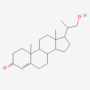 (8S,9S,10R,13S,14S,17R)-17-[(S)-1-hydroxy-2-propyl]-10,13-dimethyl-6,7,8,9,10,11,12,13,14,15,16,17-dodecahydro-1H-cyclopenta[a]phenanthren-3(2H)-one