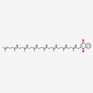 molecular formula C50H70O2 B1232588 Demethylmenaquinone CAS No. 29790-47-4