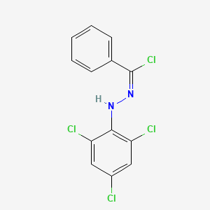 molecular formula C13H8Cl4N2 B1232589 Benzphenazone 