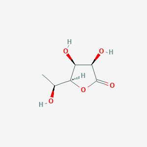 molecular formula C6H10O5 B1232597 L-Rhamnono-1,4-lactone 