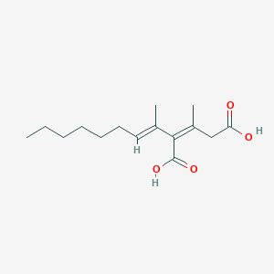 2-Pentenedioic acid, 3-methyl-2-(1-methyl-1-octen-1-yl)-