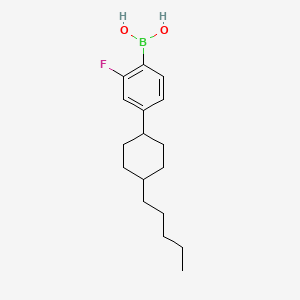 2-Fluoro-4-(trans-4-pentylcyclohexyl)phenylboronic acid