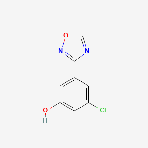 3-Chloro-5-(1,2,4-oxadiazol-3-yl)phenol