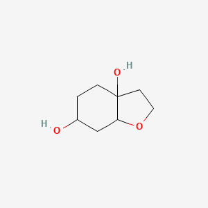 3,4,5,6,7,7a-hexahydro-2H-1-benzofuran-3a,6-diol