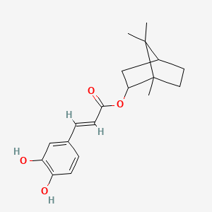 molecular formula C19H24O4 B1232605 Bornyl caffeate 