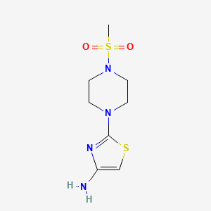 2-(4-(Methylsulfonyl)piperazin-1-yl)-1,3-thiazol-4-amine