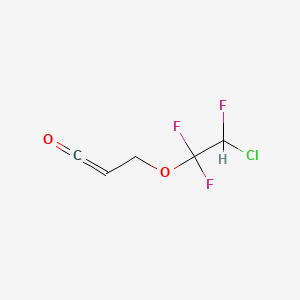 molecular formula C5H4ClF3O2 B12326105 CID 55272826 