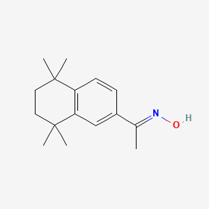 1-(5,5,8,8-Tetramethyl-5,6,7,8-tetrahydronaphthalen-2-yl)ethanone oxime