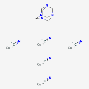 (Hexamethylenetetramine)penta[copper(I) cyanide]