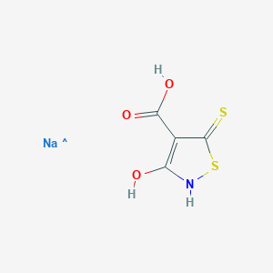 3-Hydroxy-5-mercapto-4-isothiazolecarboxylic acidmonosodiumsalt