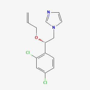 molecular formula C14H14Cl2N2O B1232613 (S)-烯康唑 CAS No. 166734-82-3