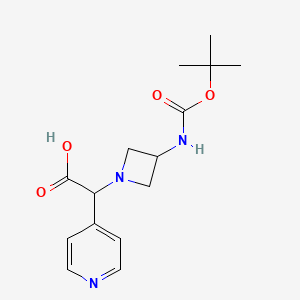 (3-Boc-amino-azetidin-1-YL)-pyridin-4-YL-acetic acid