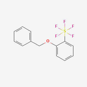 (2-(Benzyloxy)phenyl)pentafluoro-l6-sulfane