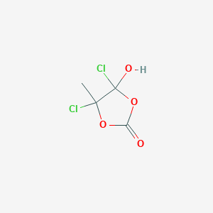 4,5-Dichloro-4-hydroxy-5-methyl-1,3-dioxolan-2-one